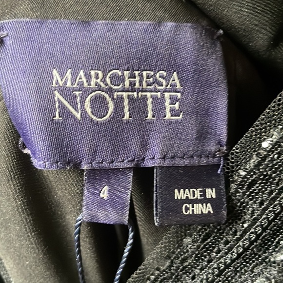 Marchesa Notte Flutter Sleeve Cocktail Dress size 4 - Picture 10 of 15